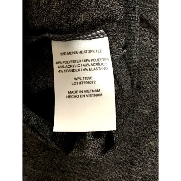 32 DEGREES HEAT- WARM LONG SLEEVE CREW- NECK SHIRT SIZE SMALL - Picture 4 of 7